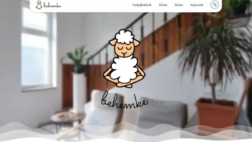 Thumbnail of Behemke.hu project